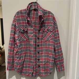 Patterned Flannel Long Sleeve